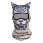 Tabby Cat Balaclava, front