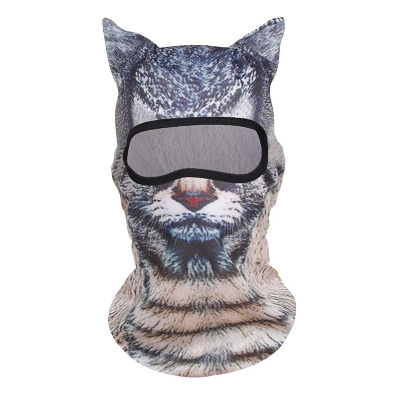Tabby Cat Balaclava, front