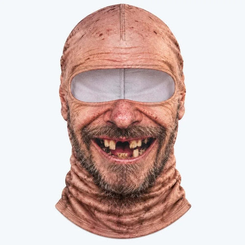 Grandpa Grin Balaclava, front