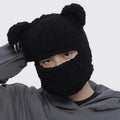 Knit Bear Balaclava, front