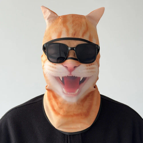 Hiss Cat Balaclava, front