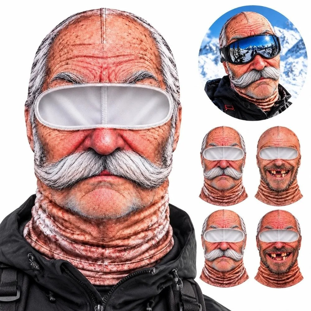 The Stache Balaclava, front