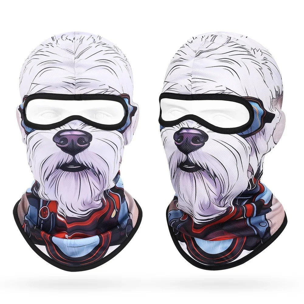 Westie Balaclava, front