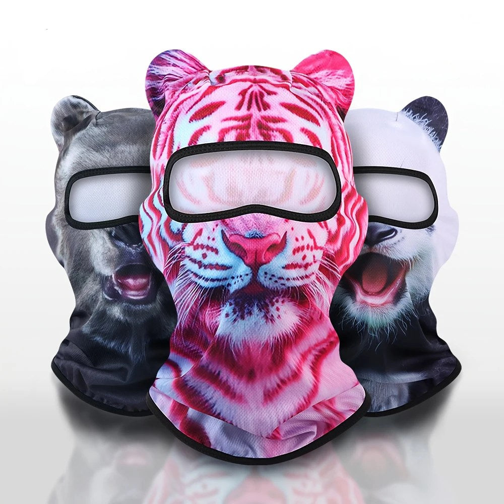 Pink Tiger Balaclava, front