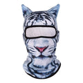 Snow Tiger Balaclava, front