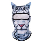 Snow Tiger Balaclava, front