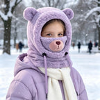 Kids Teddy Balaclava, front