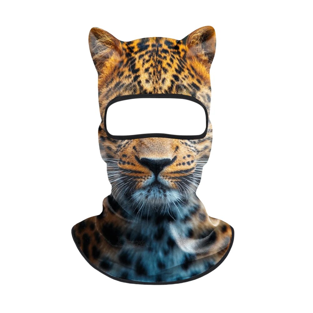 Leopard Balaclava, front