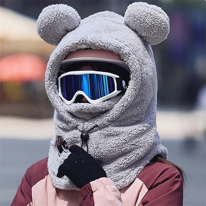 Plush Teddy Ski Hood, photo 2
