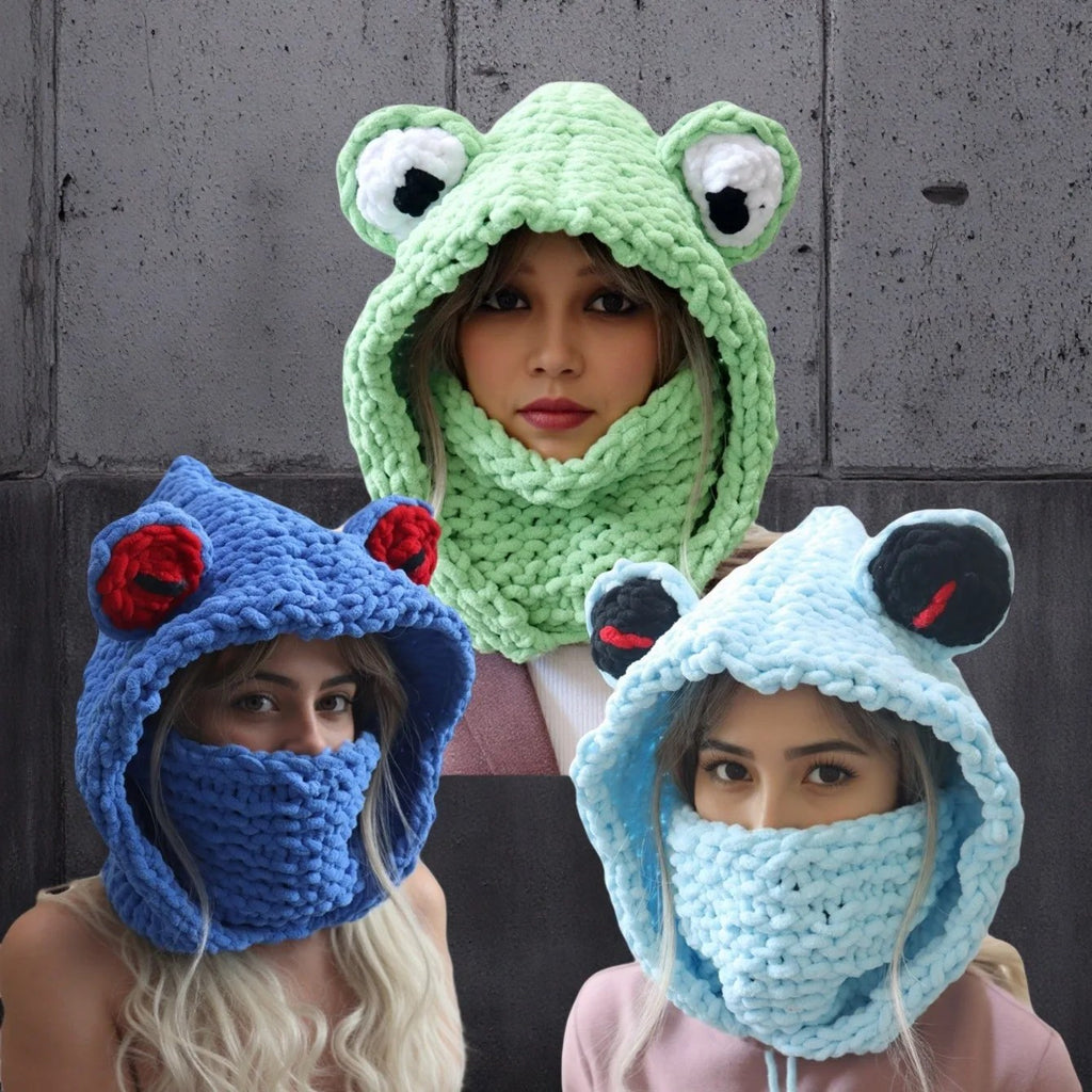Knit Frog Hood, photo 4